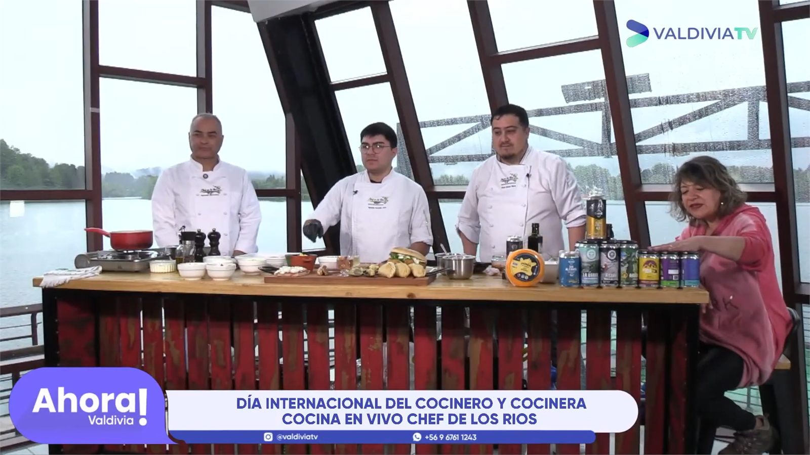 Conmemorando el Dia internacional del cocinero y cocineras 2025, en Valdivia TV